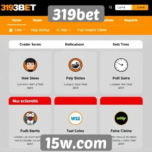 Análise das funcionalidades do site 319bet